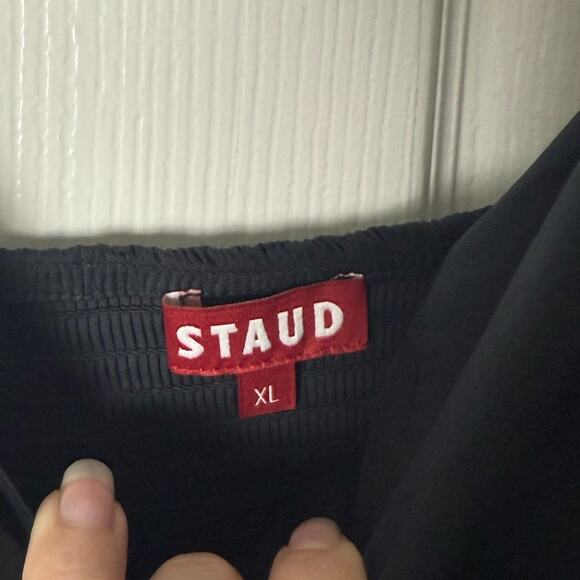 Staud Landry Dress Black XL - Picture 7 of 8